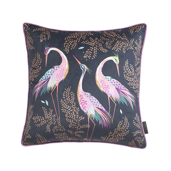 Sara Miller Feathers Floral Square Scatter Cushion With Filling Wayfair.co.uk